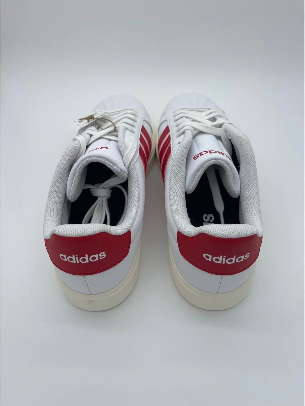 Adidas Street Talk White and Red Sneakers Size 9